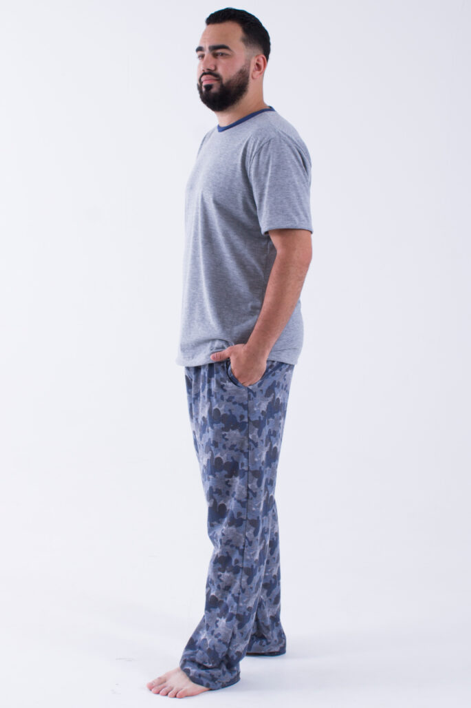 Pijama para Hombre Militar Copo de Nieve